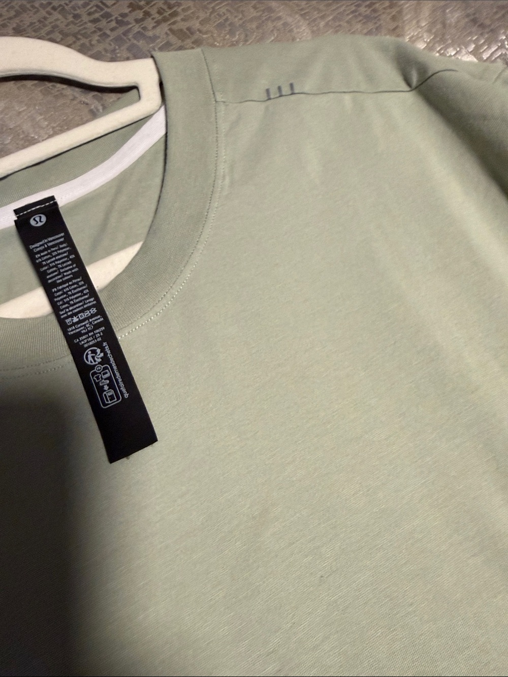 Men's Sage Crew Neck T-Shirt - Picture 4 of 4